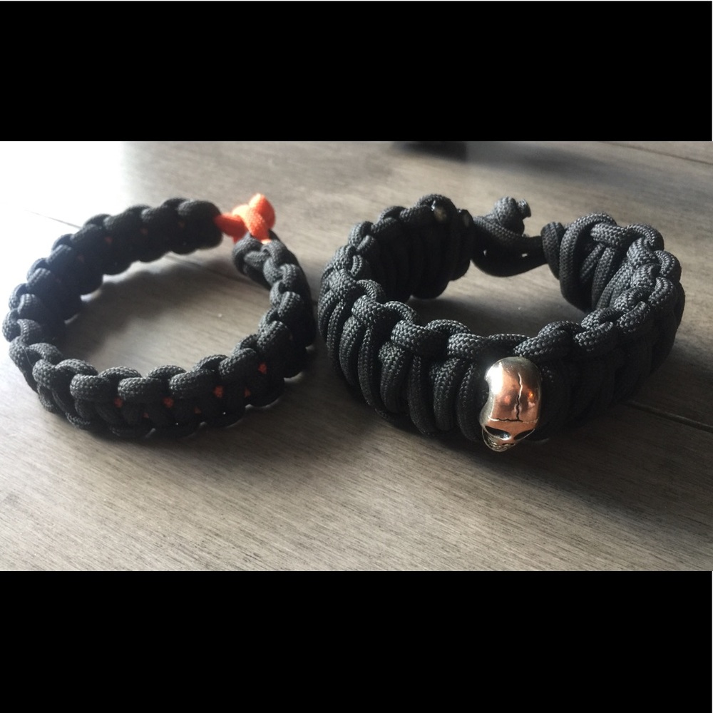 Two men’s bracelets...